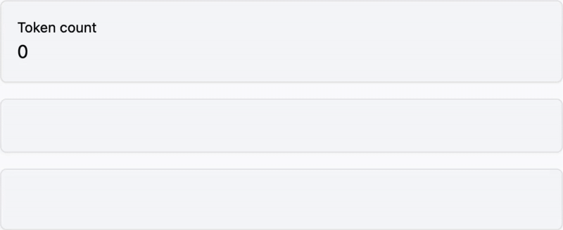 Words transforming into tokens